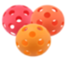 Playballs - warm colour